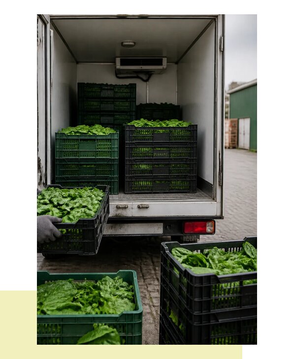 Перевозка шпината в Карпинск с сохранением свежести продукции
